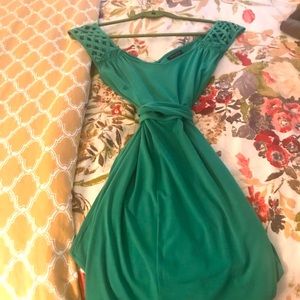 Green summer dress